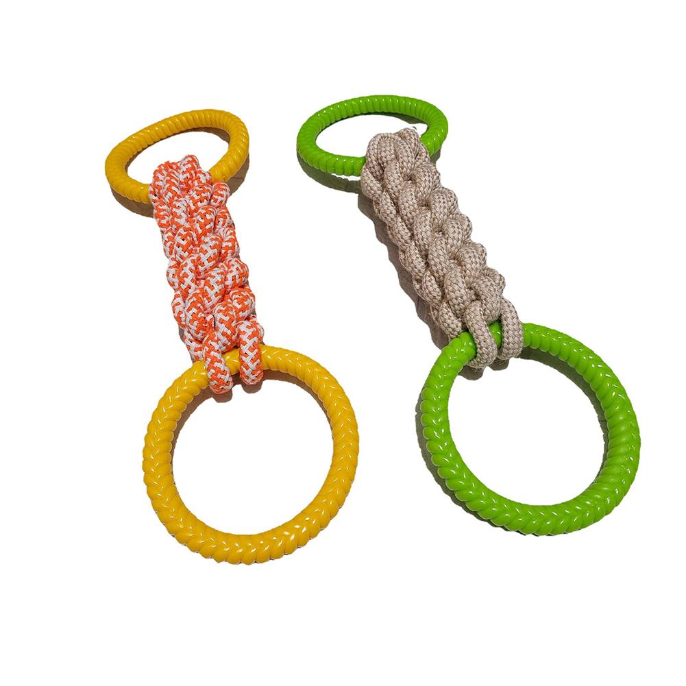 Pet Cotton Rope Toy For Aggressive Chewers Indestructible Bite-resistant Tug Of War Toy For Medium Large Dogs
