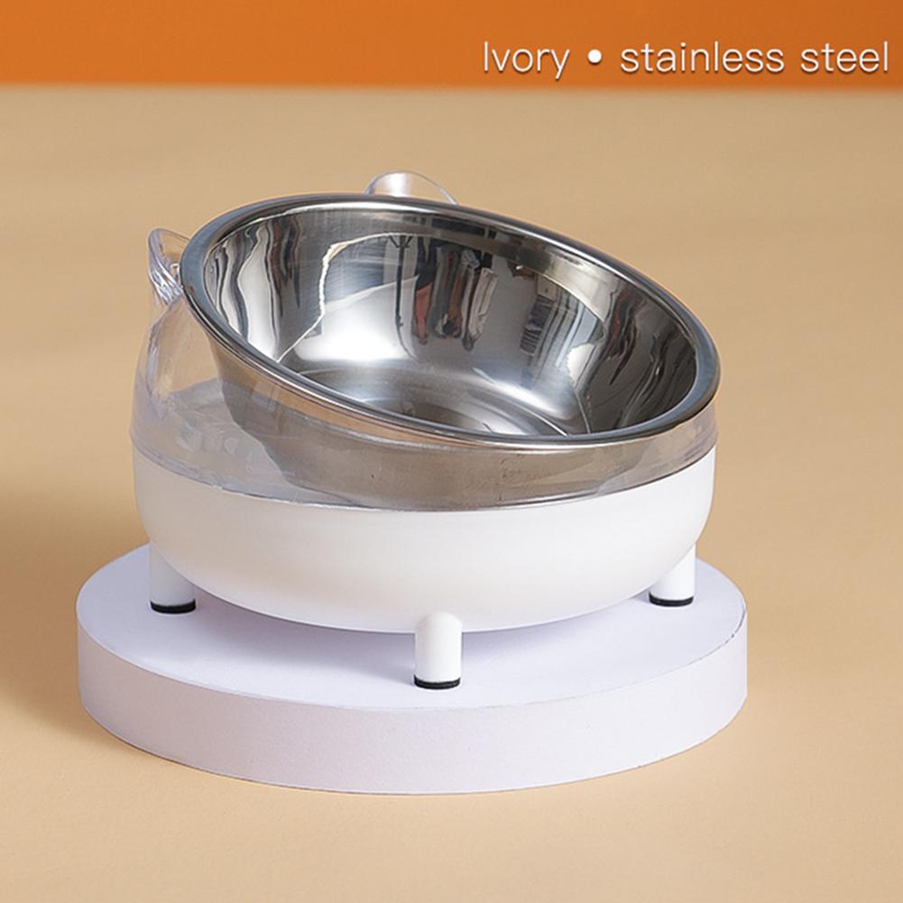 Cat Food Bowl Multipurpose Anti Slip Detachable Design Pet Feeder Water Dispenser Container Pet Supplies