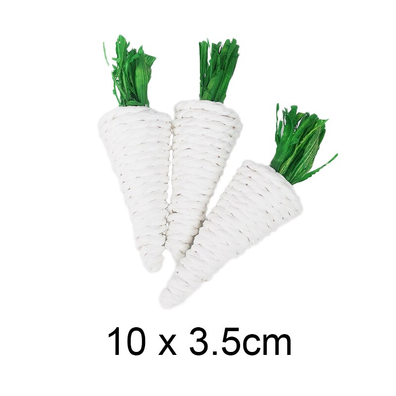 Rabbit Chew Toy Small Animal Chew Treat 100% Natural Material Handmade for Bunny Chinchilla Guinea Pig Hamsters Rat Pet Supplies