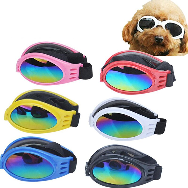 1PC Foldable Dog Sunglasses Dustproof Sunscreen Anti-Uv Goggles Eye Shades Pet Glasses for Puppy Dog Supplies Accessories