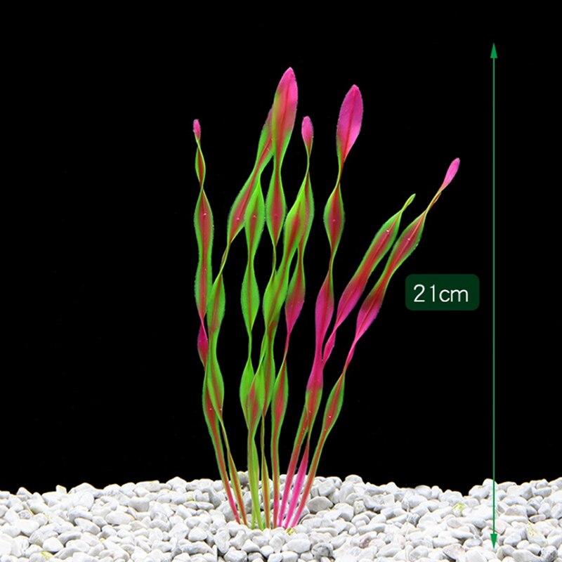 Artificial Seaweed Water Plants for Aquarium Plastic Fish Tank Plant Water Weeds Ornament Grass Viewing Decorations Accessories