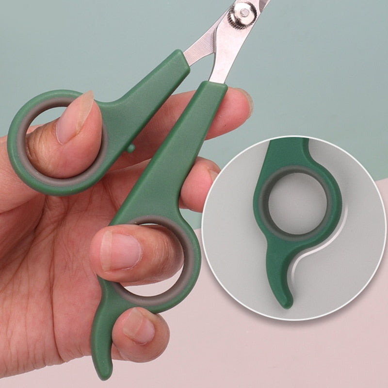 1pc Professional Dogs Hair Scissor Stainless Steel Grooming Scissors Rounded Tip Pets Durable Safety Hair Cutting Tools