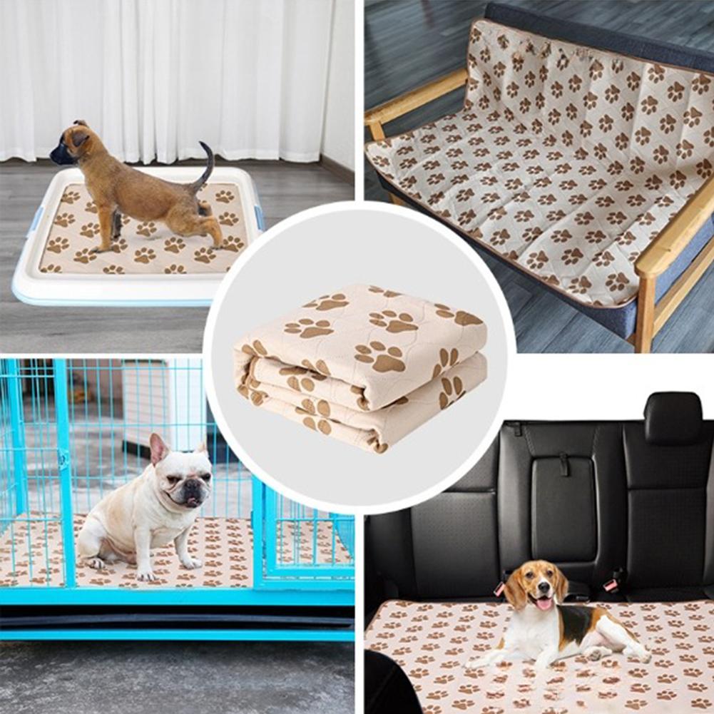 Pet Dog 4 Layers Diaper Mat Urine Mat Washable Reusable Anti-slip Quick Absorb Training Pee Pad Pet Accessories