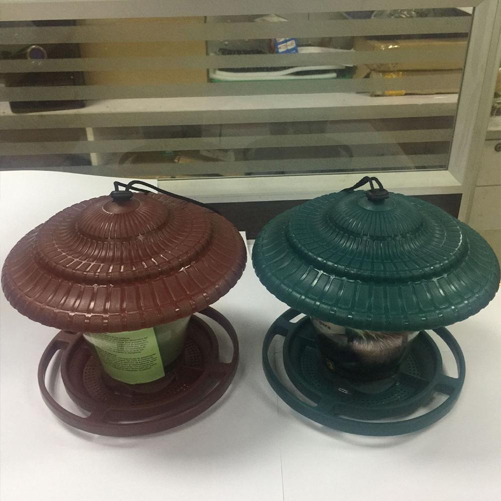 Outdoor Bird Feeder Transparent Plastic Hanging Bird Feeder Bird Supplies Pet Outdoor Feeding Device