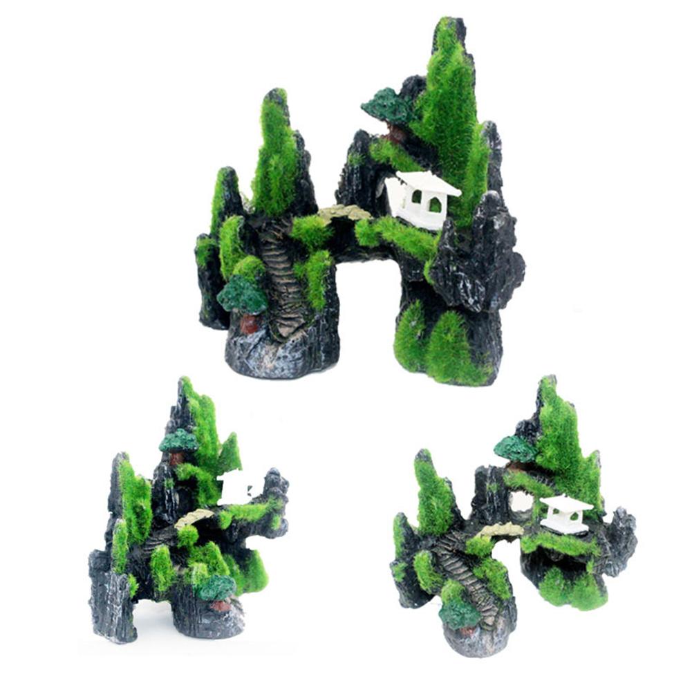 Simulation Moss Coral Reef Artificial Ornaments Resin Rockery Fish Tank Aquarium Landscaping Decoration