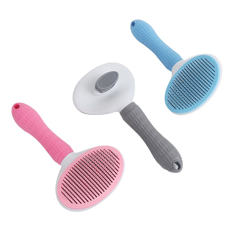 Cats Dogs Brush Self Cleaning Slicker Brush For Shedding Grooming Removes Loose Undercoat Mats and Tangled Hair Grooming Comb