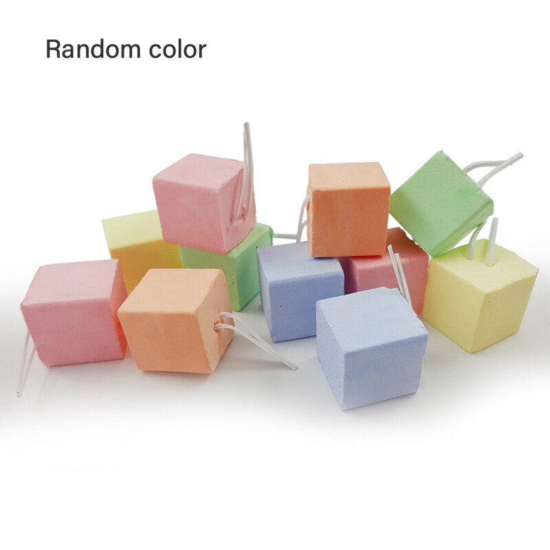 2/2.5/3cm Square Grinding Stone Rabbit Rat Hamster Guinea Teeth Chew Toys Cute Teeth Molar Stone Hang Small Pet Squirrel Toys