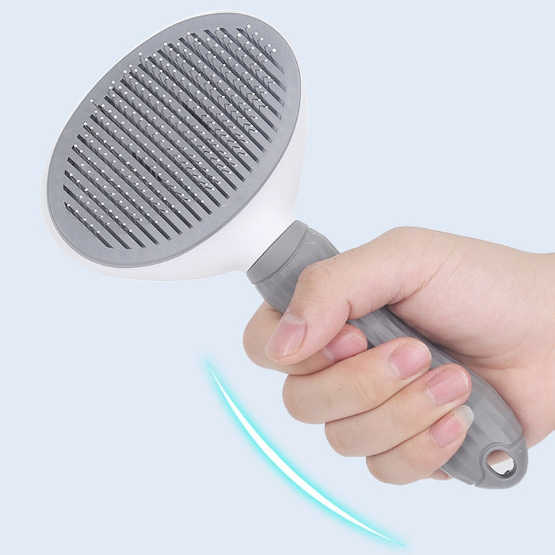 Cats Dogs Brush Self Cleaning Slicker Brush For Shedding Grooming Removes Loose Undercoat Mats and Tangled Hair Grooming Comb