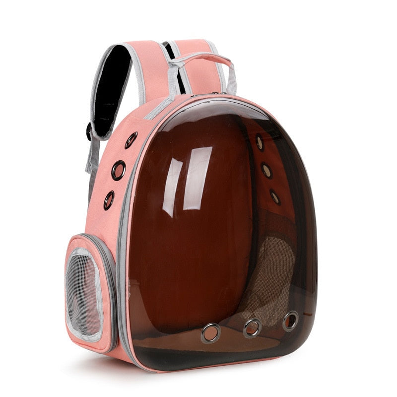 18Colors Carrier for Cat Puppy Breathable Portable Pet Bag Stroller Carrying Backpack Transparent Space Backpack Travel Products