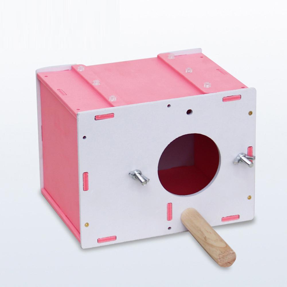 Parrot Wood Breeding Box Thermal Insulation Pets Bird House Nest Mating Box For Lovebirds Parrot Parakeet