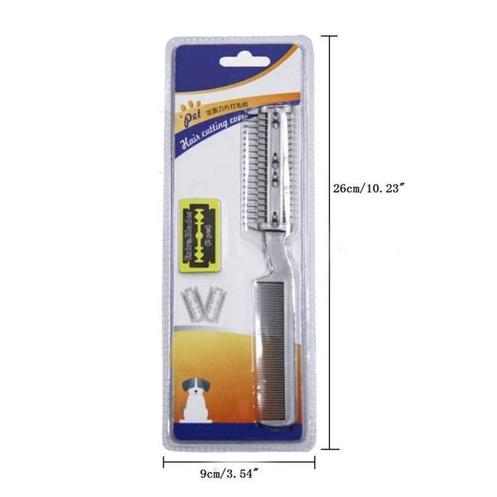 Pet Hair Comb Scissor Hairdressing Trimmers for Dog Cat Hair Shaving Blades Cutting Tool