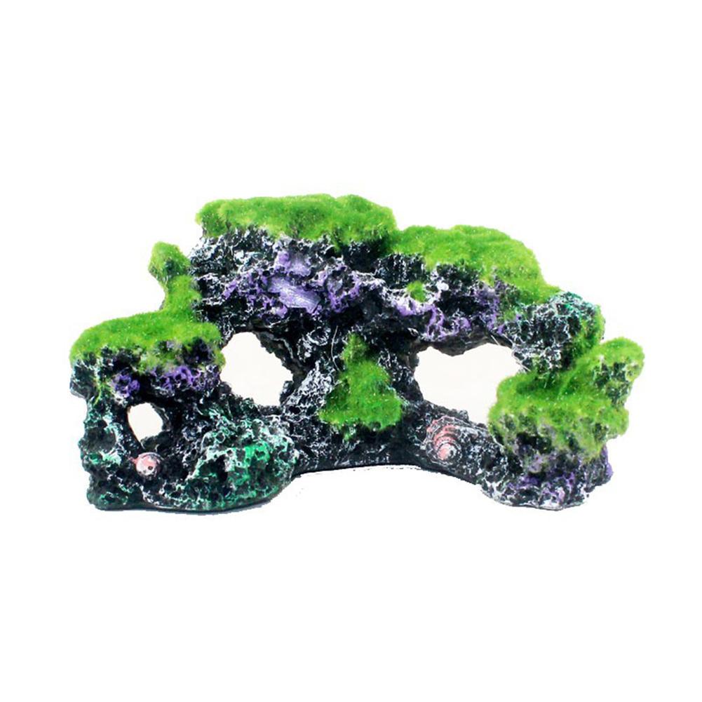 Simulation Moss Coral Reef Artificial Ornaments Resin Rockery Fish Tank Aquarium Landscaping Decoration