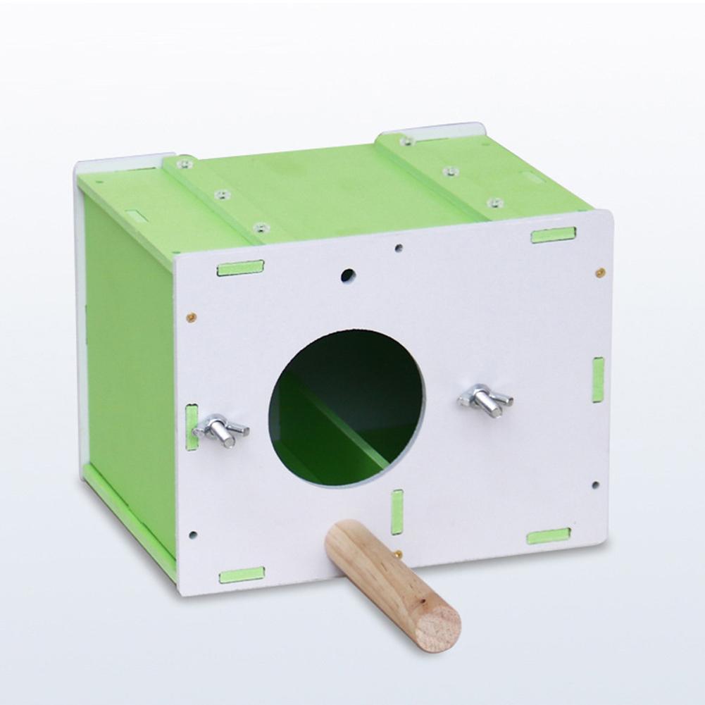 Parrot Wood Breeding Box Thermal Insulation Pets Bird House Nest Mating Box For Lovebirds Parrot Parakeet