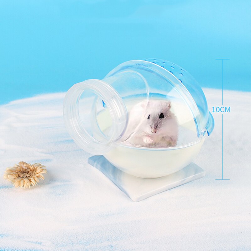 Hamster Sand Bathroom Detachable Plastic Hamster Sand Bath Container Small Pet Bathtub Extermal Toilet For Guinea Pig Gerbil