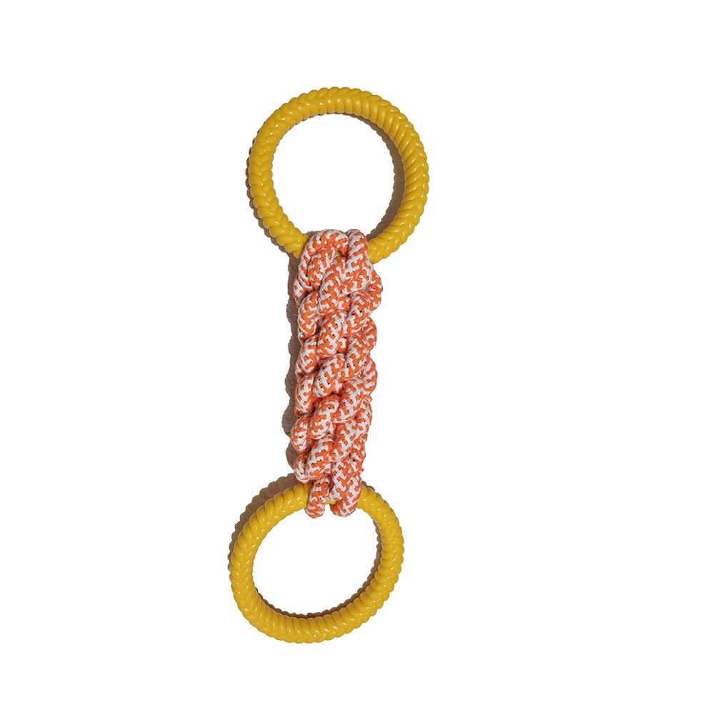 Pet Cotton Rope Toy For Aggressive Chewers Indestructible Bite-resistant Tug Of War Toy For Medium Large Dogs