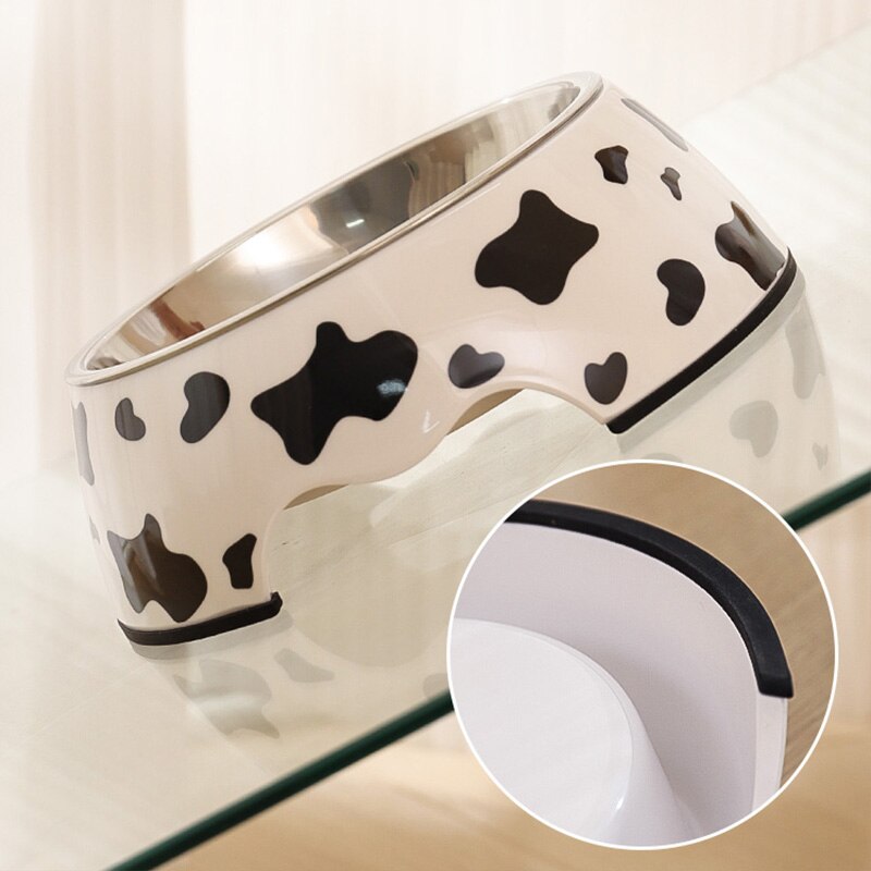 HOOPET Dog Feeding Supplies Pet Bowls Cat Food Water Feeder Stainless Steel Pet Drinking Dish Feeder Dogs Accessories