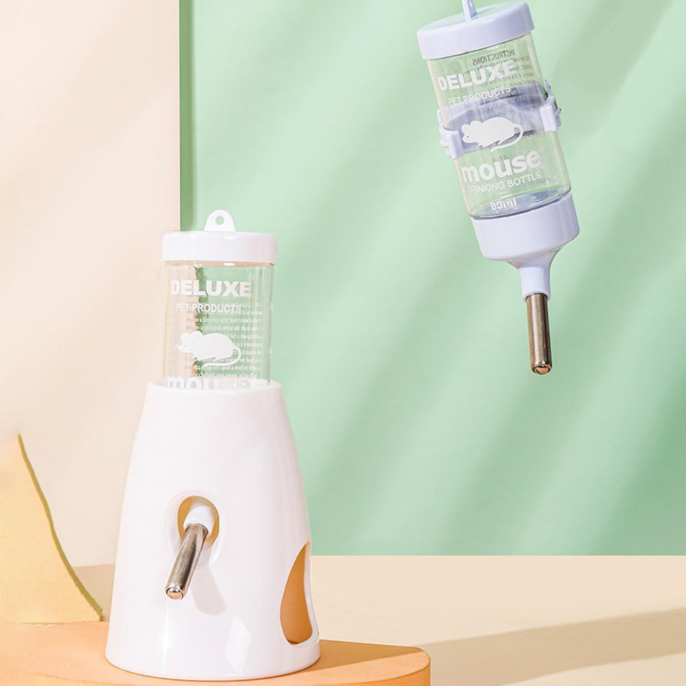 Hamster Automatic Water Bottle Dispenser Leak-proof Double Ball Design Feeding Kettle Pet Supplies