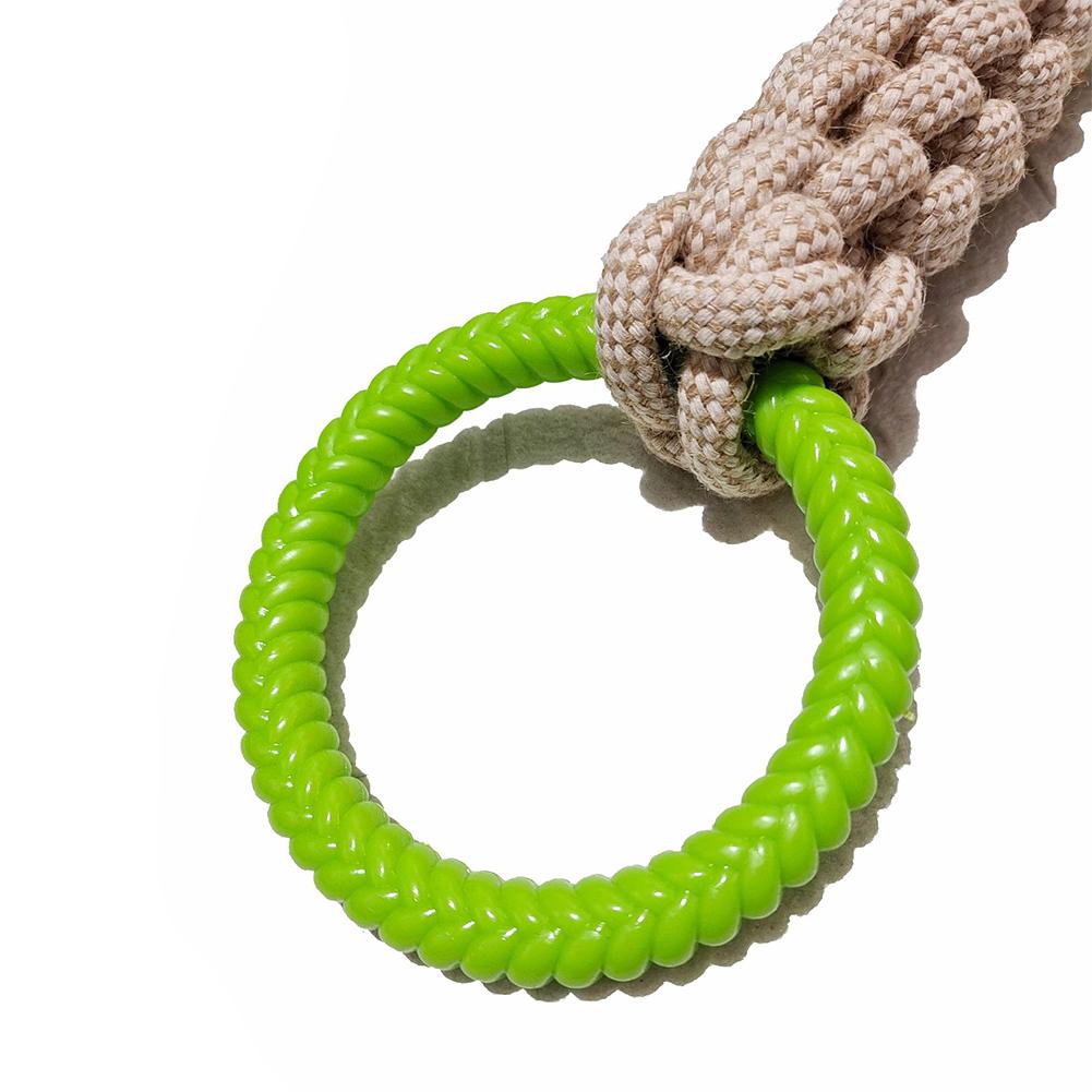 Pet Cotton Rope Toy For Aggressive Chewers Indestructible Bite-resistant Tug Of War Toy For Medium Large Dogs