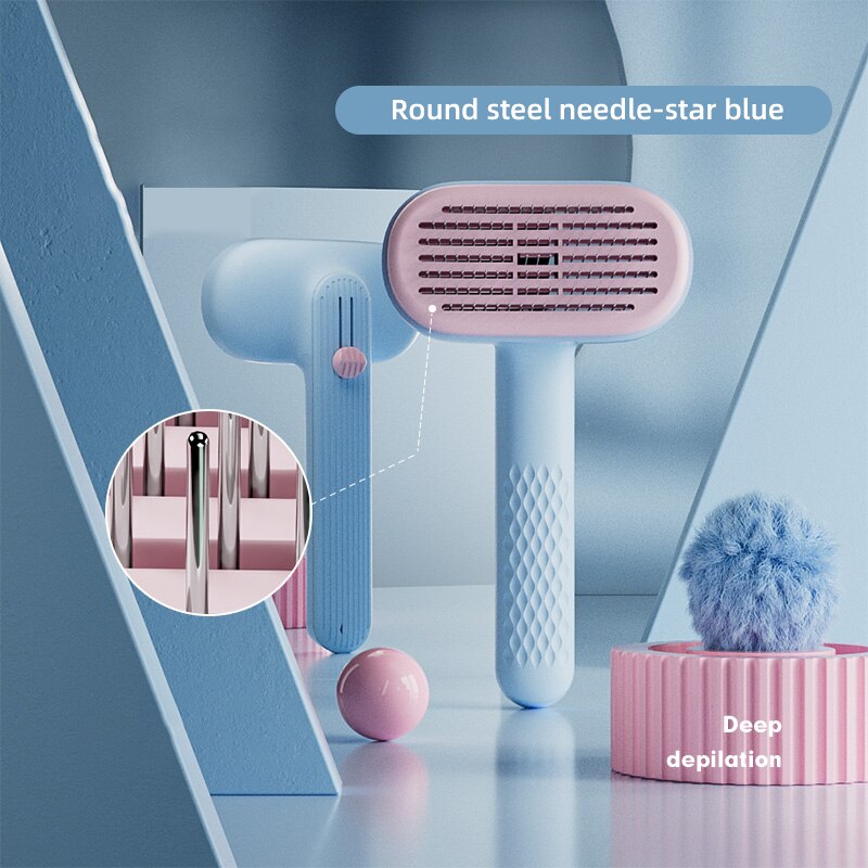 HOOPET Dog Hair Remover Brush Cat Hair Grooming Care Comb Pet Removes Hairs Cleaning Bath Brush Dog Supplies Pet Accessories