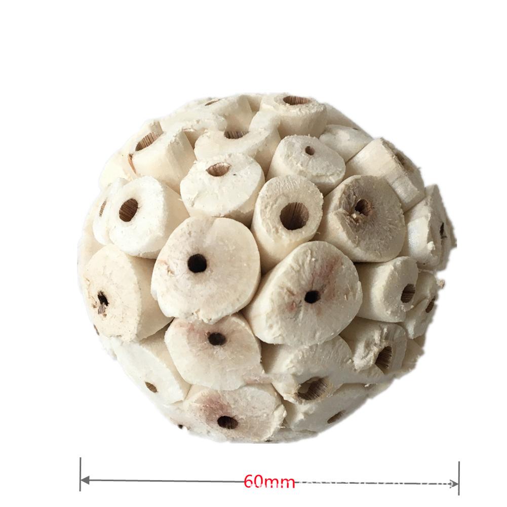 Natural Sola Balls Soft Chew Foraging Bird Toy For Rabbit Parrots Chinchillas Hamster Guinea Pig