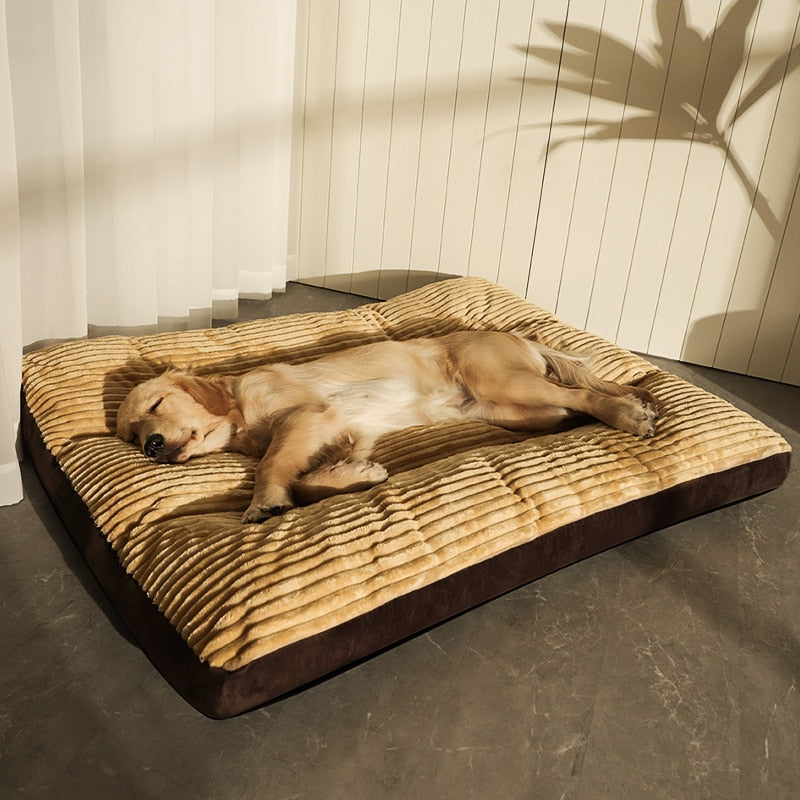 HOOPET Dog Mat Sleeping with Winter Floor Mat Removable And Washable Pet Four Seasons Universal Kennel Winter Large Dog