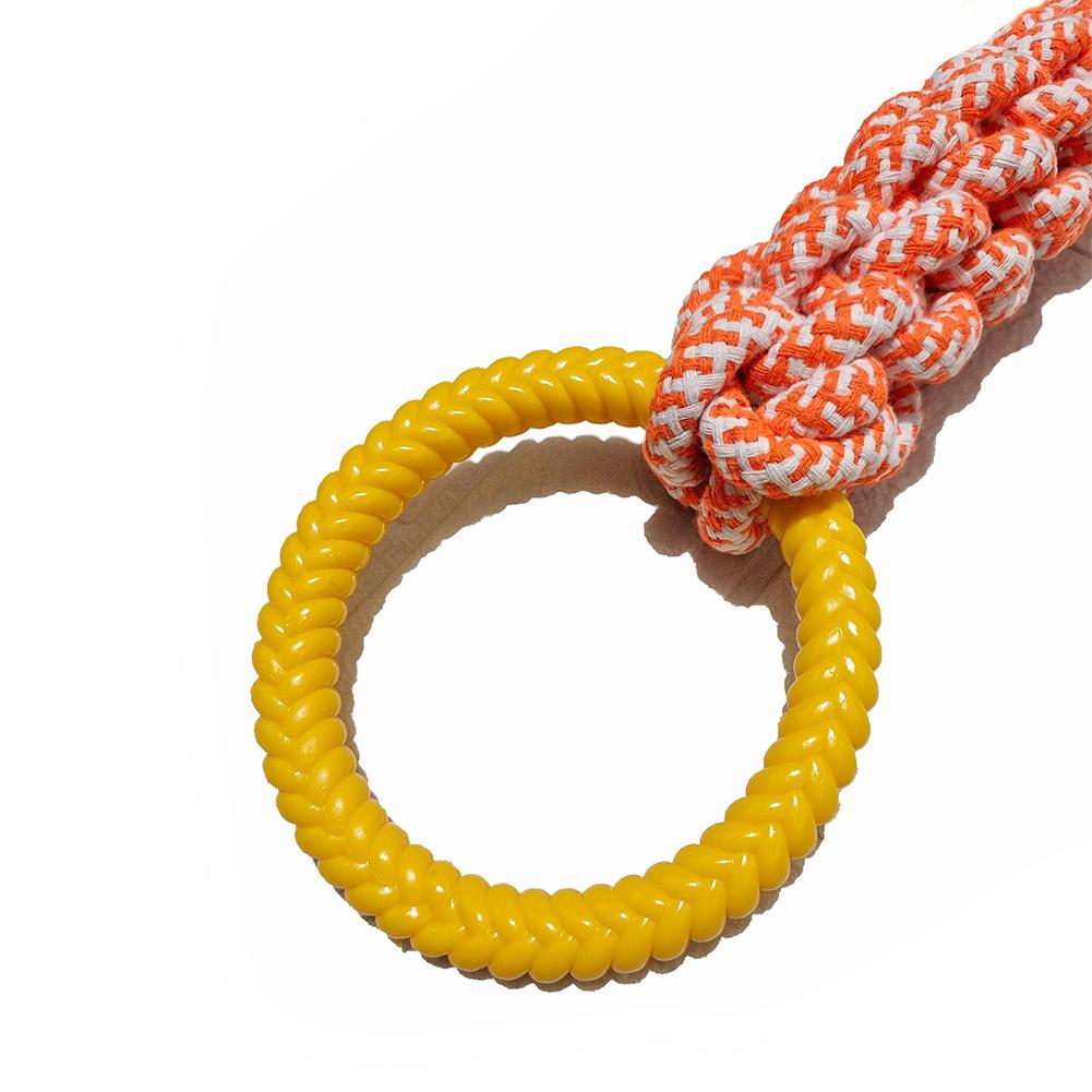 Pet Cotton Rope Toy For Aggressive Chewers Indestructible Bite-resistant Tug Of War Toy For Medium Large Dogs
