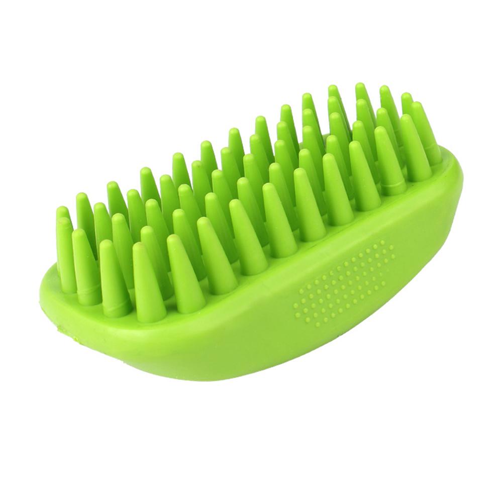 Pet Rubber Bath Brush Soft Massage Comb Grooming Brush Pet Supplies For Short Long Haired Dogs Cats
