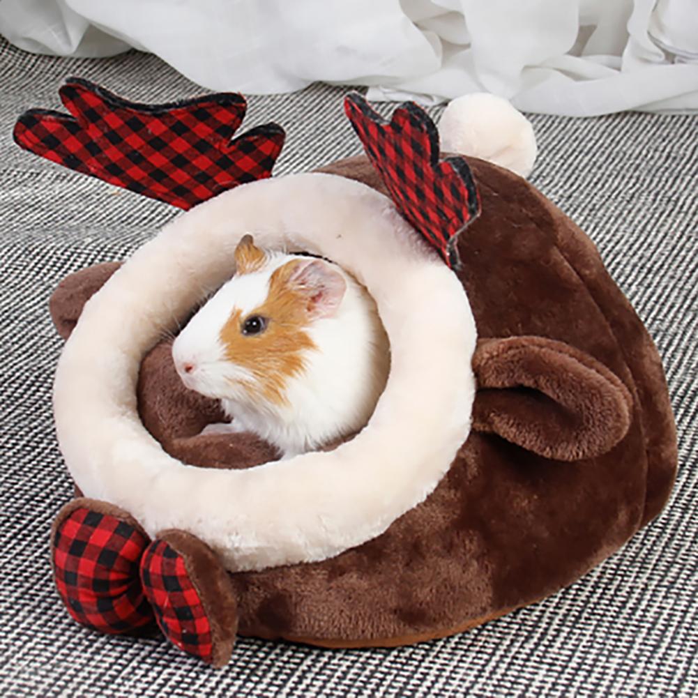 Pet Mini Nest Cute Animal Shape Super Soft Warm Shelter House Pet Supplies For Hamster Rabbit Guinea Pig