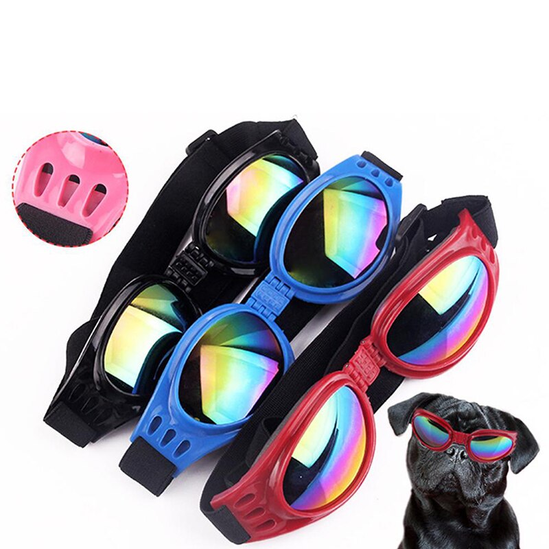 1PC Foldable Dog Sunglasses Dustproof Sunscreen Anti-Uv Goggles Eye Shades Pet Glasses for Puppy Dog Supplies Accessories