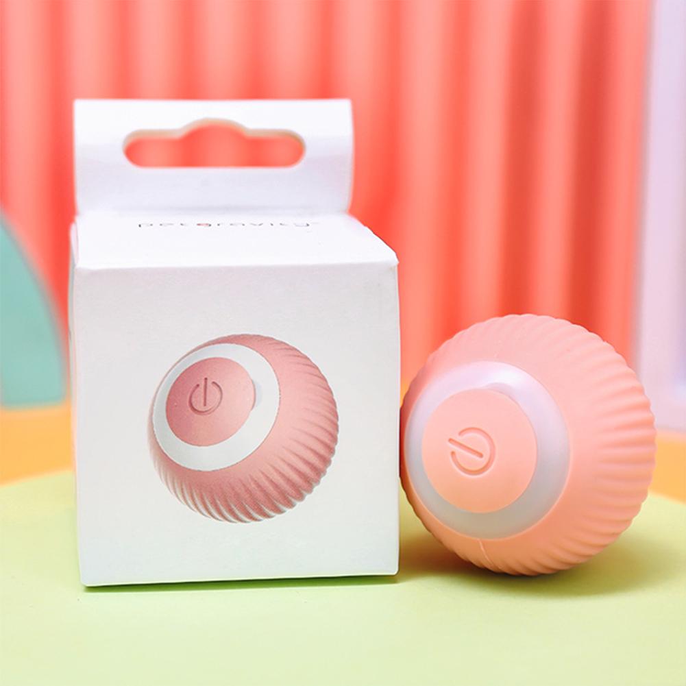 Silicone Cat Ball Toys Type-c Charging Smart Automatical Interactive Training Cat Toys Pet Accessories