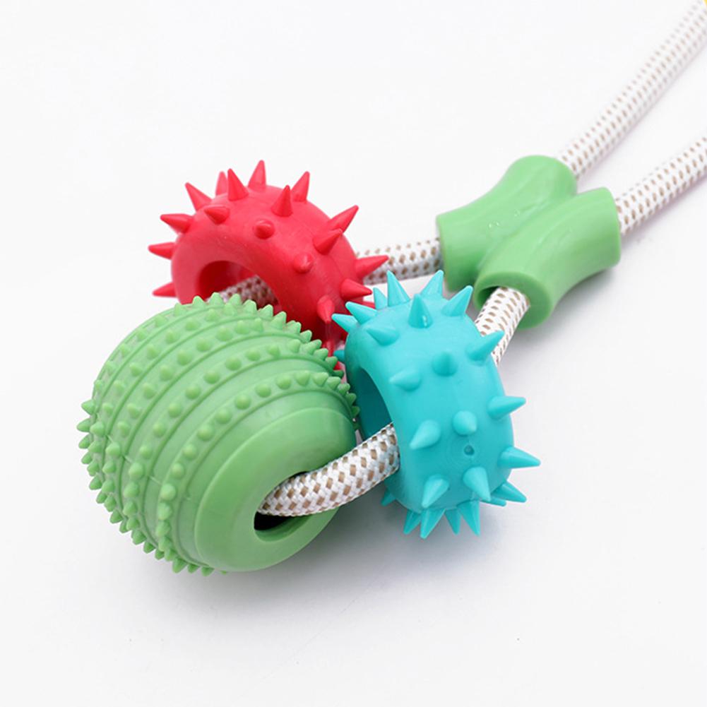 Pet Suction Cup Elastic Pull Rope Toy Wear-resistant Bite-resistant Teeth Cleaning Chewing Toys Pet Supplies