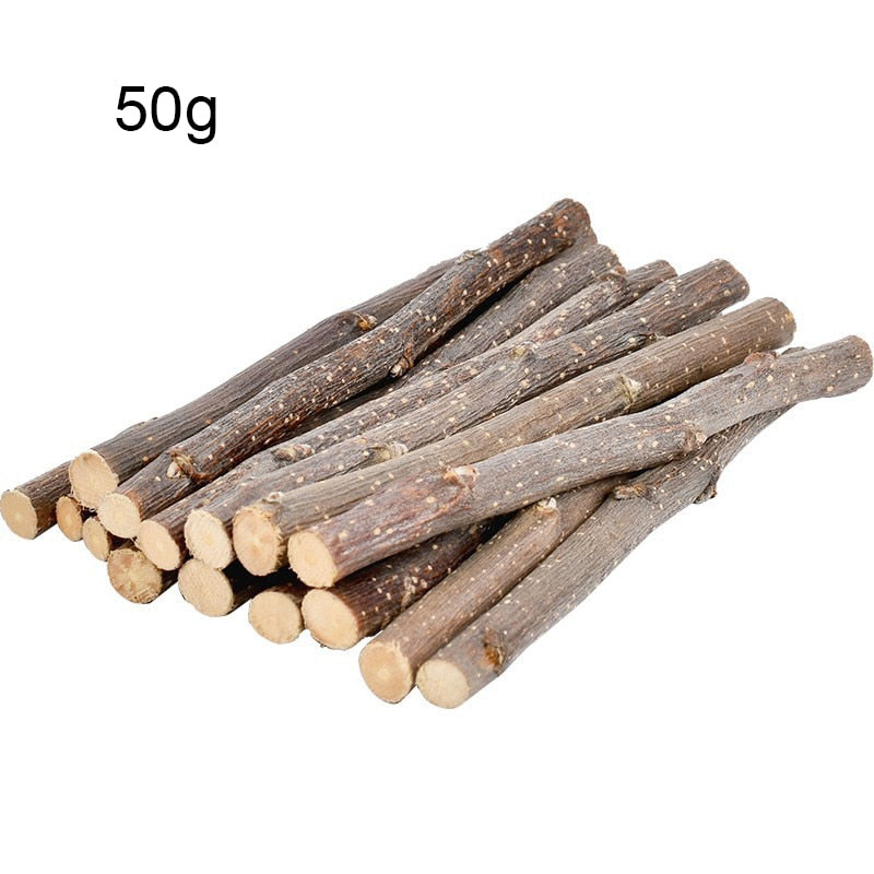 Hamster Chew Toy Small Pet Chinchilla Tooth Grinding Toy Organic Natural Apple Wood String For Guinea Pig Gerbils Cage Pendant