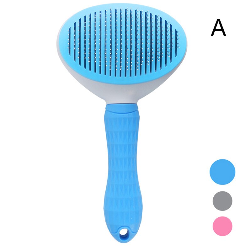 Cats Dogs Brush Self Cleaning Slicker Brush For Shedding Grooming Removes Loose Undercoat Mats and Tangled Hair Grooming Comb