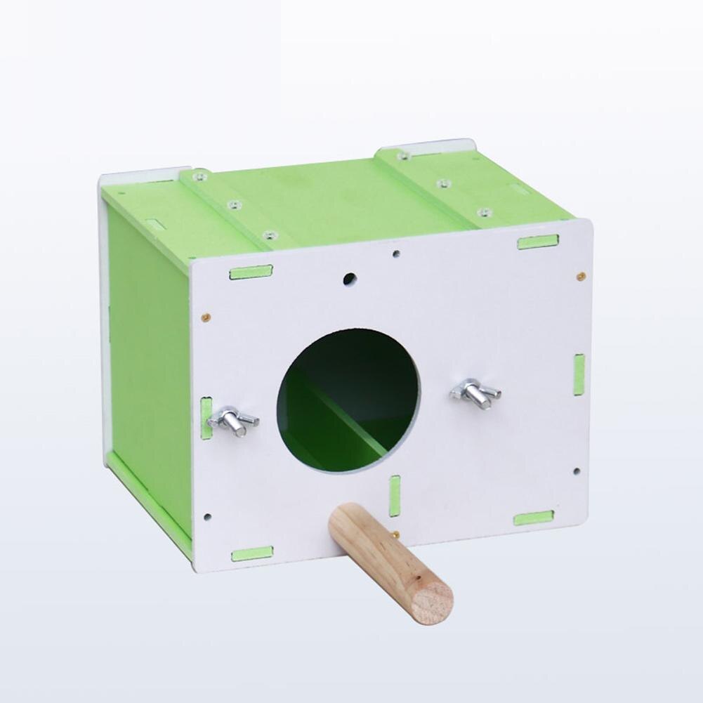 Parrot Wood Breeding Box Thermal Insulation Pets Bird House Nest Mating Box For Lovebirds Parrot Parakeet