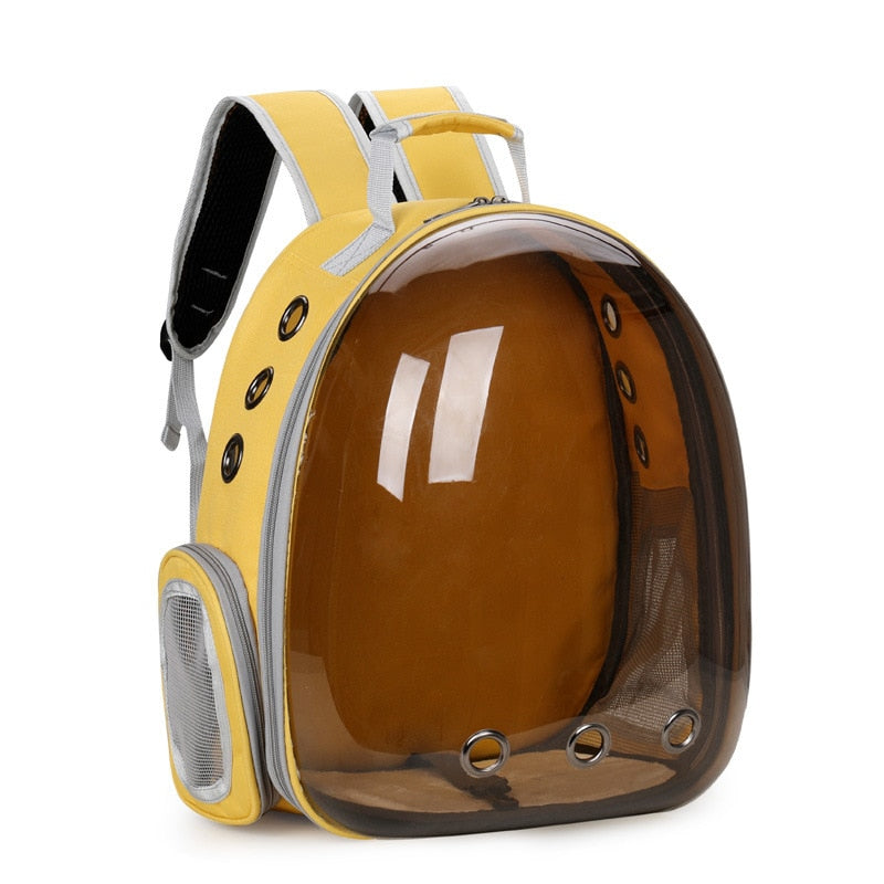 18Colors Carrier for Cat Puppy Breathable Portable Pet Bag Stroller Carrying Backpack Transparent Space Backpack Travel Products