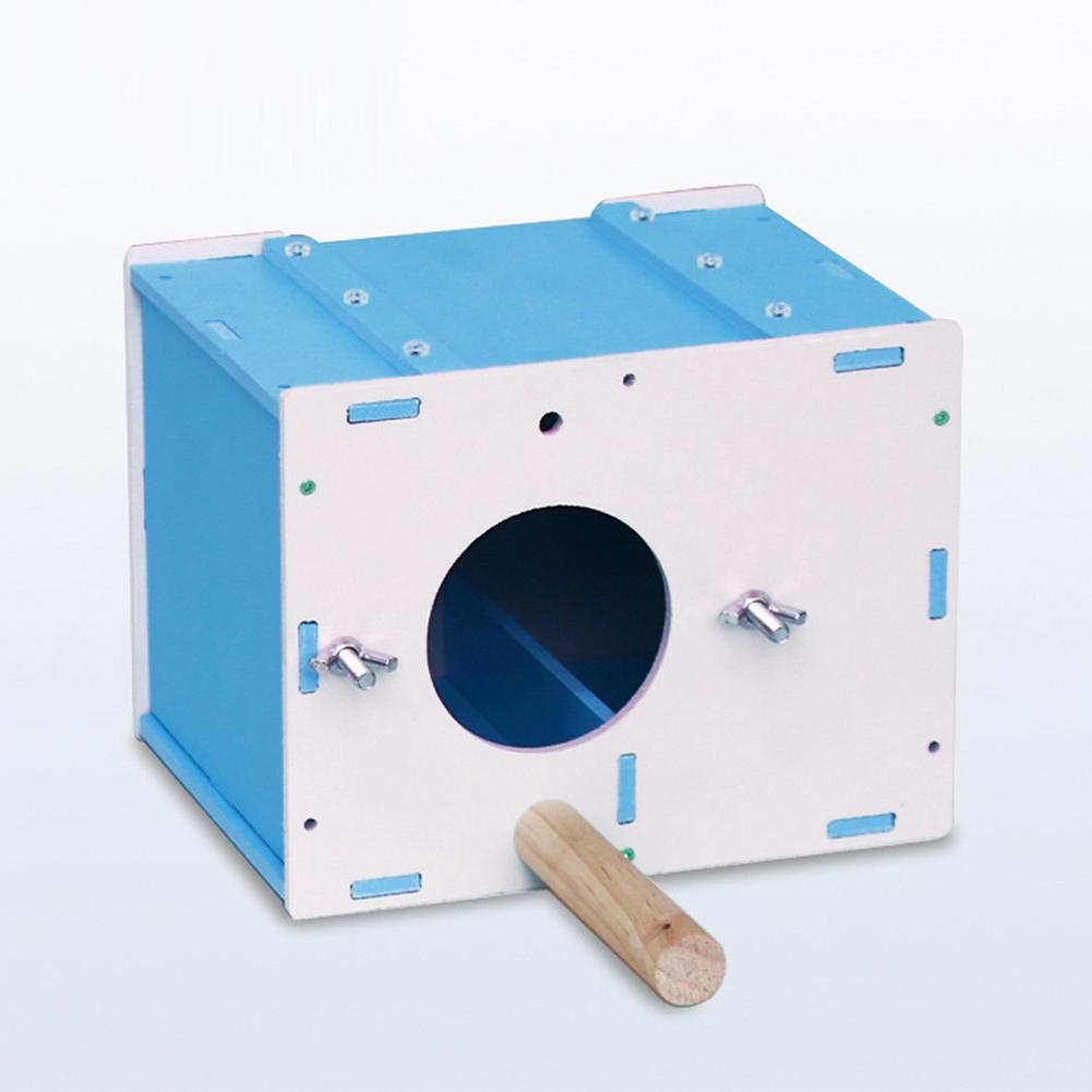 Parrot Wood Breeding Box Thermal Insulation Pets Bird House Nest Mating Box For Lovebirds Parrot Parakeet
