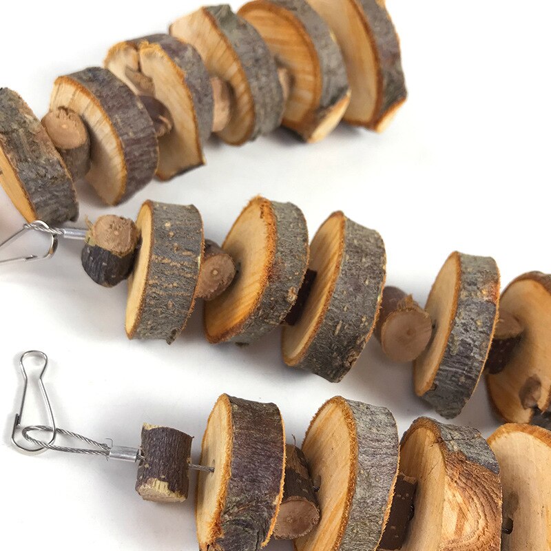 Natural Organic Apple Wood Rabbit Chew Toy Small Animal Snack Toys For Bunny Chinchilla Guinea Pigs Hamsters Tooth Grinding Toy