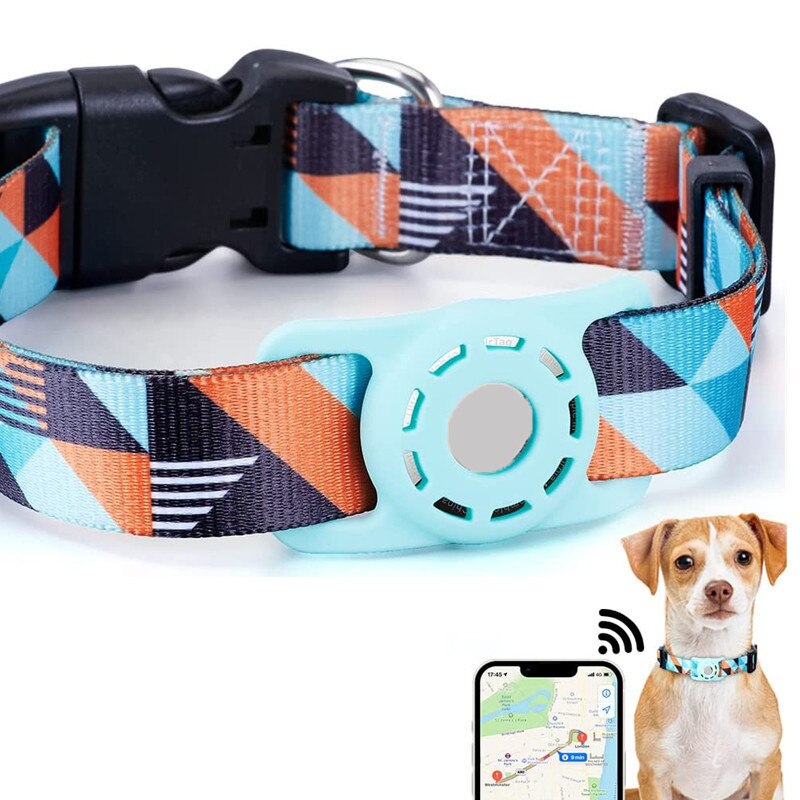 Adjustable Case For Apple Air Tag Dog Collar Holder Protective Airtag Holder Case for Pets Dog Cat Collar GPS Trackers Holder