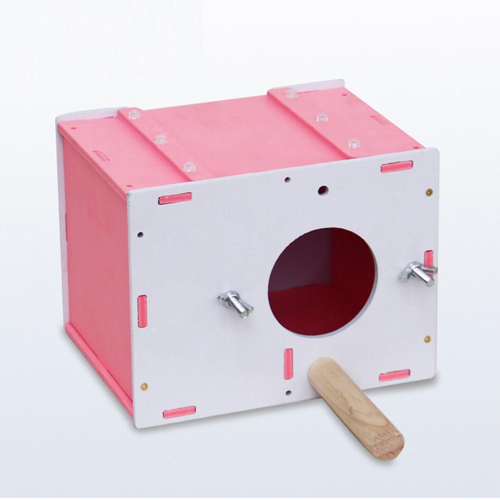 Parrot Wood Breeding Box Thermal Insulation Pets Bird House Nest Mating Box For Lovebirds Parrot Parakeet