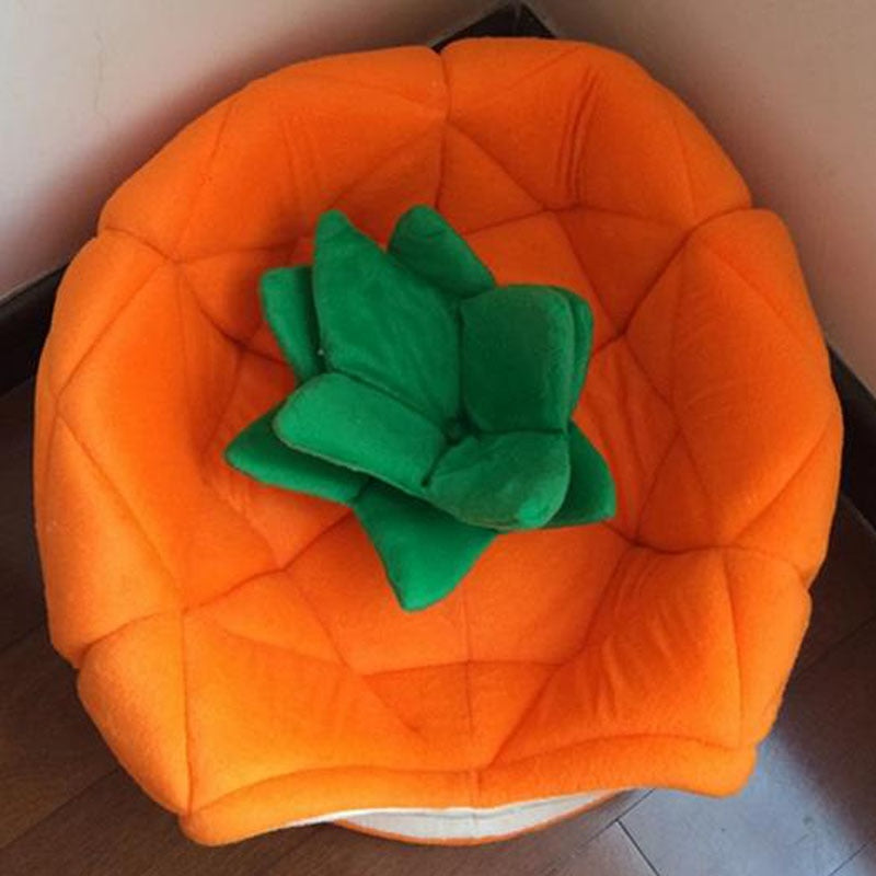 Pet Dog Pineapple House Kennel Winter Warm Nest Soft Foldable Sleeping Mat Mat Quality Cotton Cat Bed Puppy House New