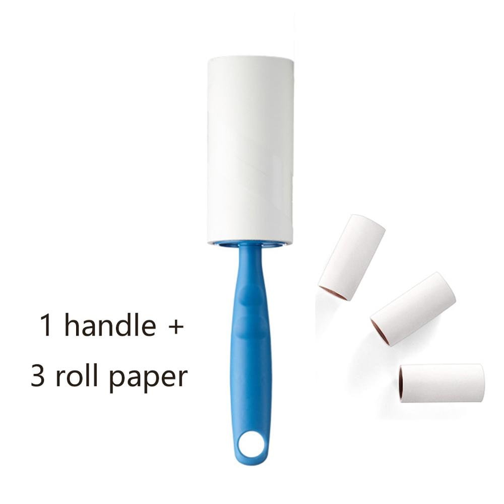 Sticky PP Silicone Dust Wiper Remover Cat Dog Clothes Tousle Remover Reusable Washable Lint Roller Bed Hair Cleaning Brush