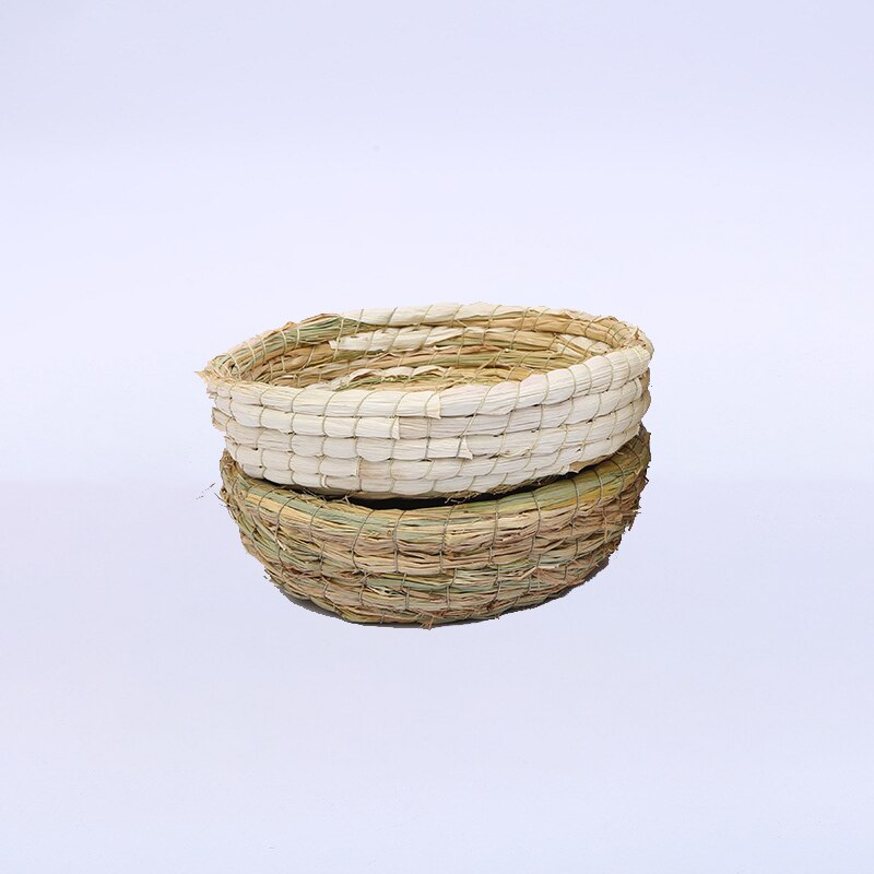 Rabbit Grass Chew Mat Hamster House Guinea Pig Cage Bed House Pad Pet Dog Cat made of high quality hay material