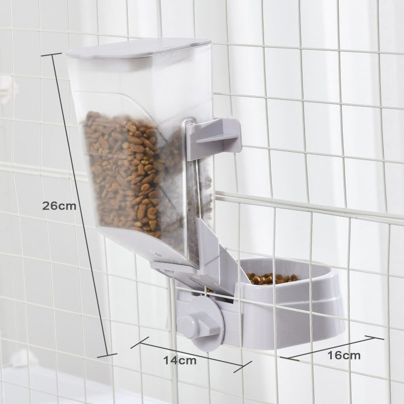 HOOPET Pet Drinker Bottle Plastic Water Bottle For Dog Cat Dispenser Fountain Head Drinker Ball Dispenser Feeder Hanging Bottle