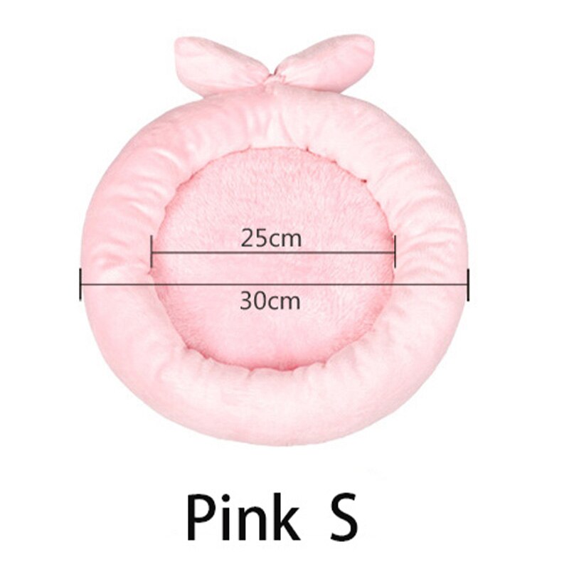 Rabbit Deep Sleep Cotton Nest My Neighbor Totoro And Guinea Pig Winter Warm Supplies Bow-shaped Nest Thick Cushion For Small Pet