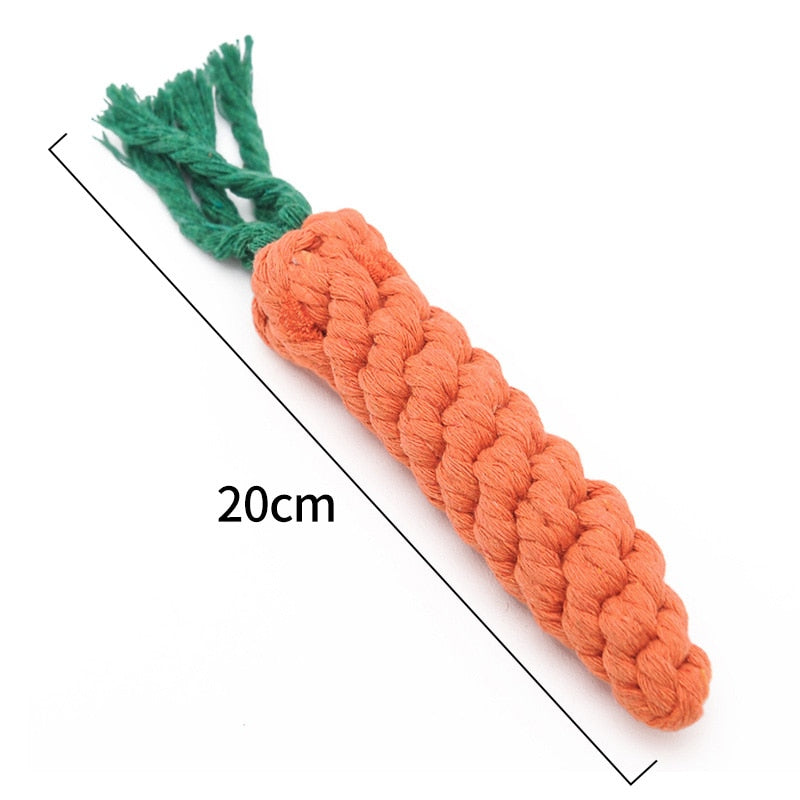 HOOPET Pets Dogs Pet Chewing Toys for Dog Outdoor Teeth Clean Pet Dog Puppy Cotton Chew Knot Braided Bone Rope Funny Tool