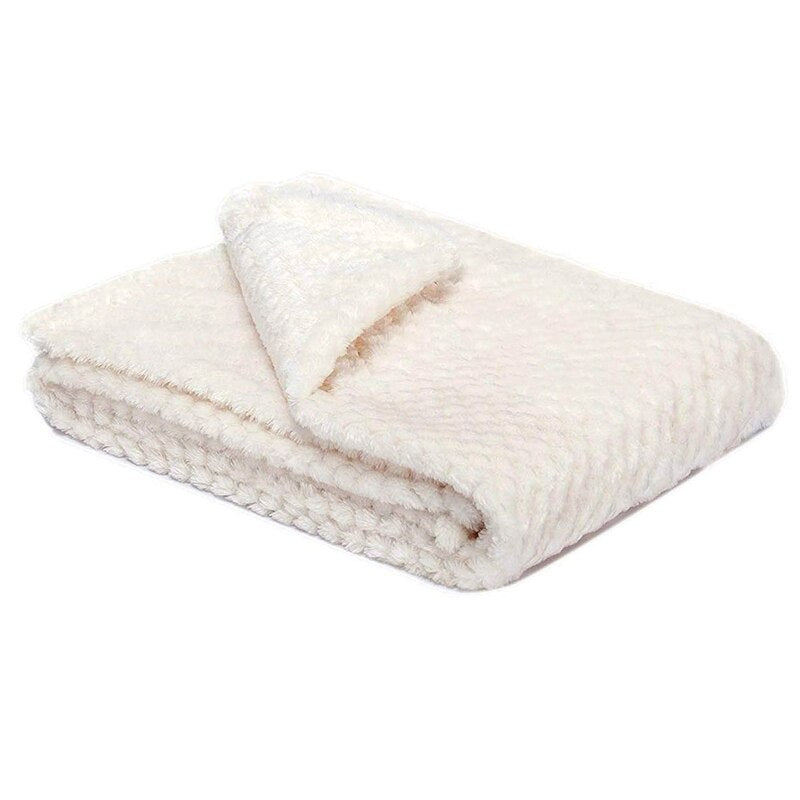 Benepaw All-season Fluffy Dog Blanket Comfortable Puppy Throw Pet Blanket For Small Medium Large Dogs Cats Mat Machine Washable