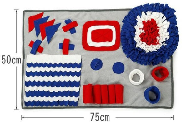 Dog Toys Increase IQ Snuffle Mat Slow Dispensing Feeder mat Pet Puzzle Puppy Training Games Feeding Food Intelligence Toy