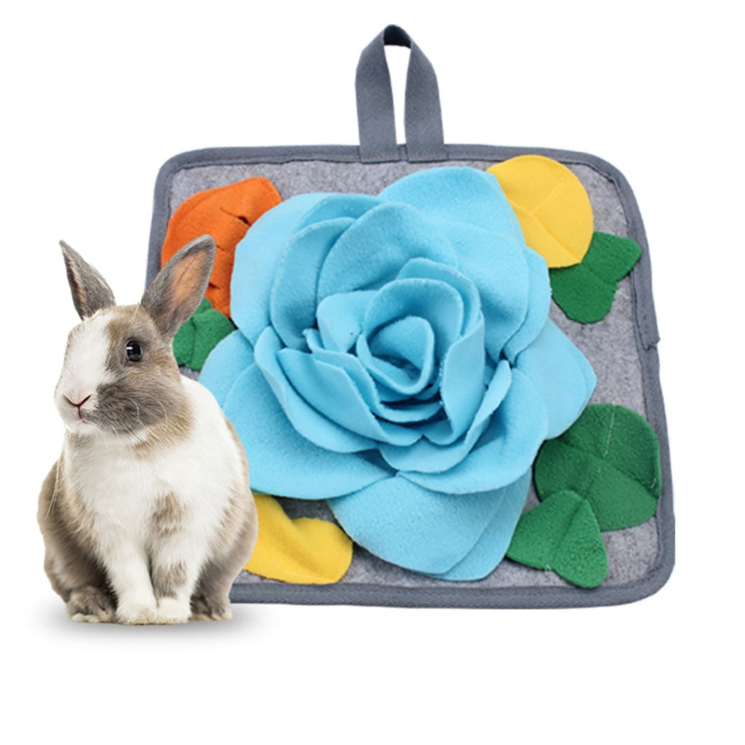 Pet Snuffle Mat For Dogs Encourages Natural Foraging Skills For Kitten Puppy Rabbit Interactive Feed Game For Boredom