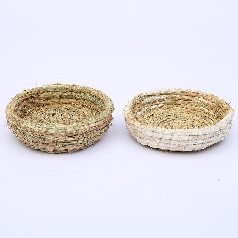 Rabbit Grass Chew Mat Hamster House Guinea Pig Cage Bed House Pad Pet Dog Cat made of high quality hay material