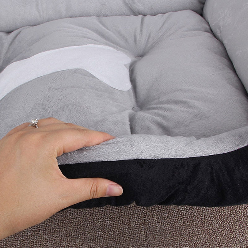 Dog Bed Mat Kennel Soft Dog Puppy Pet Supplies Nest For Small Medium Dogs Winter Warm Plush Bed House Waterproof Cloth Pet Beds